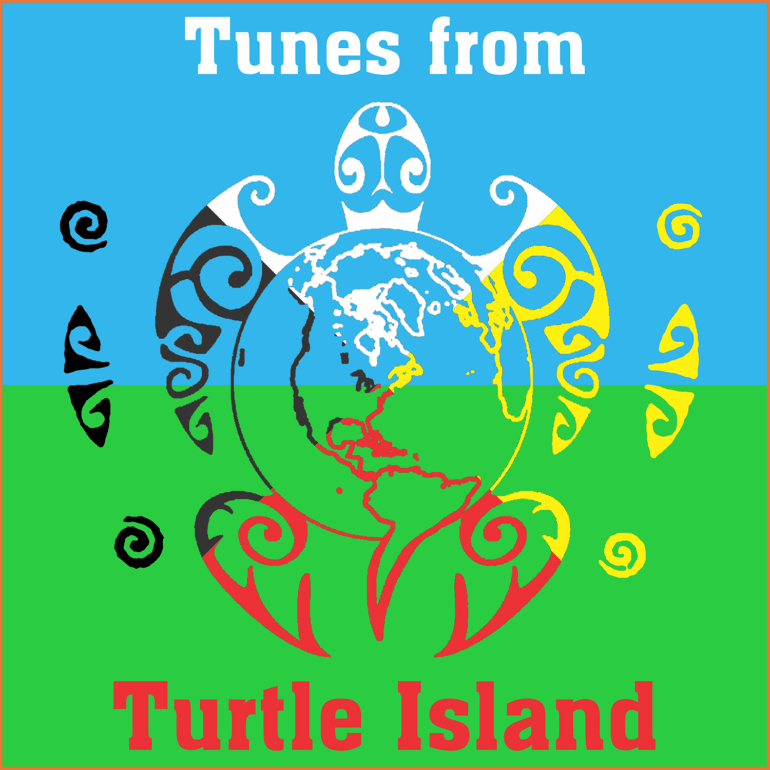 Tunes from Turtle Island show banner.