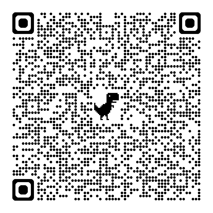 QR code to Facebook page.